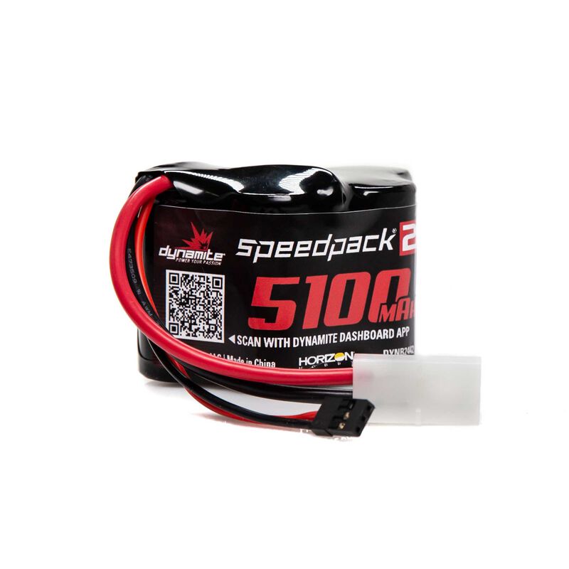 Dynamite Speedpack2 6V 5100MAH 5C NiMH HUMP RX PK